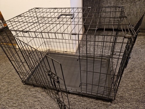 Folding secure steel dog - folding,