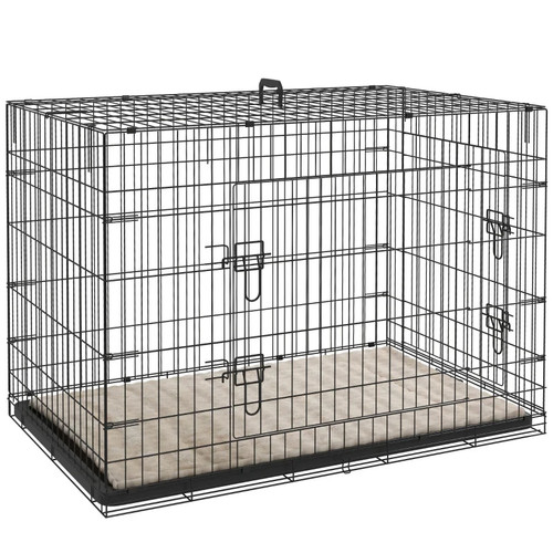 Foldable dog crate - with, 2