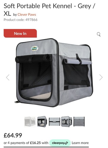 Portable dog crate for - for, travel