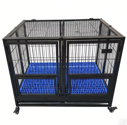 Stackable folding dog - folding, crate