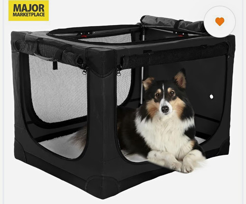 Collapsible dog crate - collapsible,