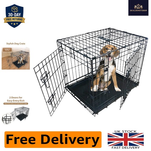 Portable double door - dog, crate