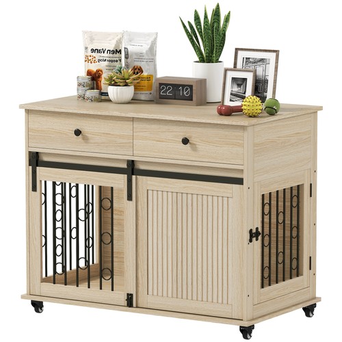 Pawhut dog crate - 2, drawers