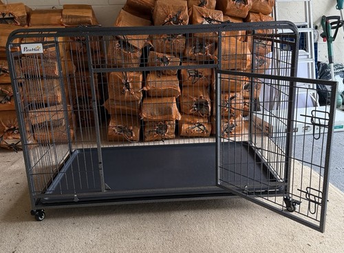 Pawhut large dog crate - pawhut,