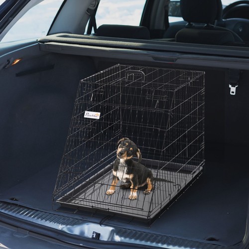 Metal dog cage crate transport - dog,