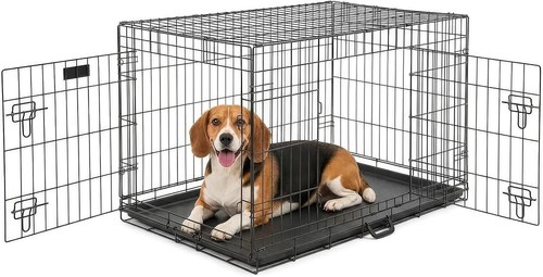 Double door medium pet crate - medium,