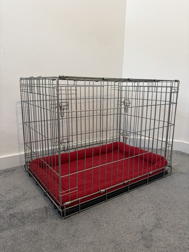 Foldable metal crate for dogs - metal,