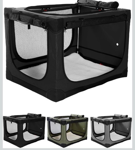 Portable dog travel crate - portable,
