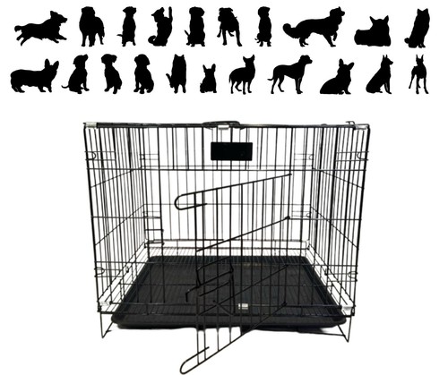Metal dog crate - dog, cage