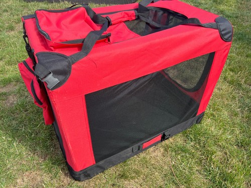 Folding dog cat - folding, red